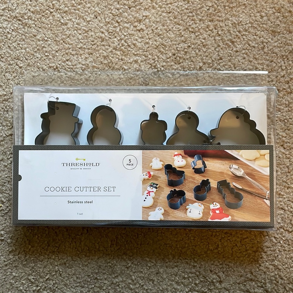 Threshold 5 Piece Cookie Cutter Set